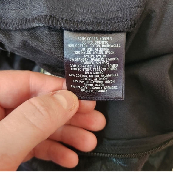 Anthropologie The Essential Skinny Jacquard Pant Size 8 - Picture 9 of 12